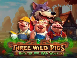 Three Wild Pigs and The Big Bad Wolf thumbnail